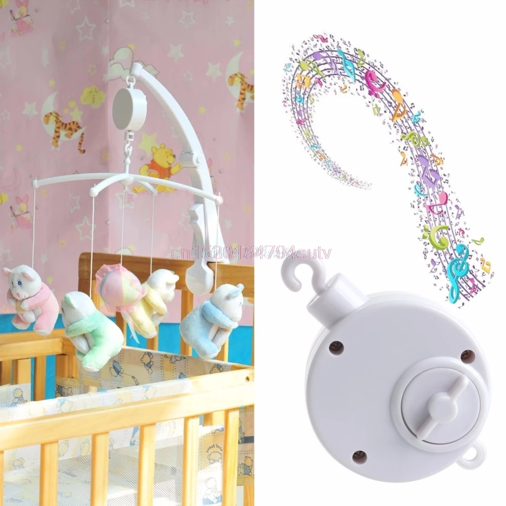 12/35 Songs Rotary Baby Mobile Crib Bed Toy Music Box Movement Bell Nursery
