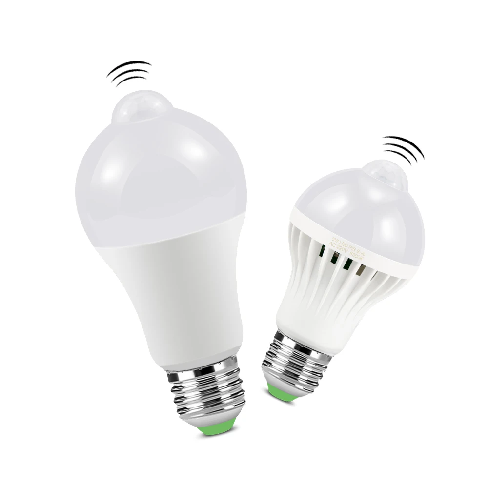 

Infrared Motion Sensor LED Bulbs E27 220V 5W 7W 9W 12W 18W Smart Lamps for Hallway Corridor Night Induction Lamps