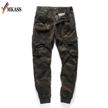 Брендовые мужские брюки карго в стиле милитари с карманами мешковатый мужской Homme для бегунов камуфляжные брюки повседневные брюки комбинезоны армейские штаны
