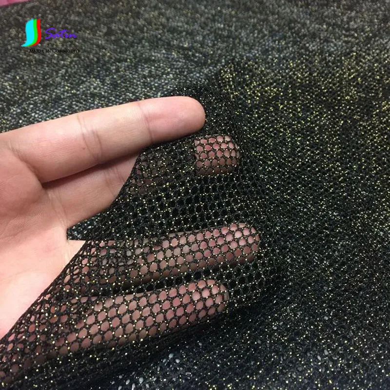 

Clothes,Pants,Skirt Handmade Sewing Craft Material Colorful Soft Shiny Metallic Mesh Fabric S0195L