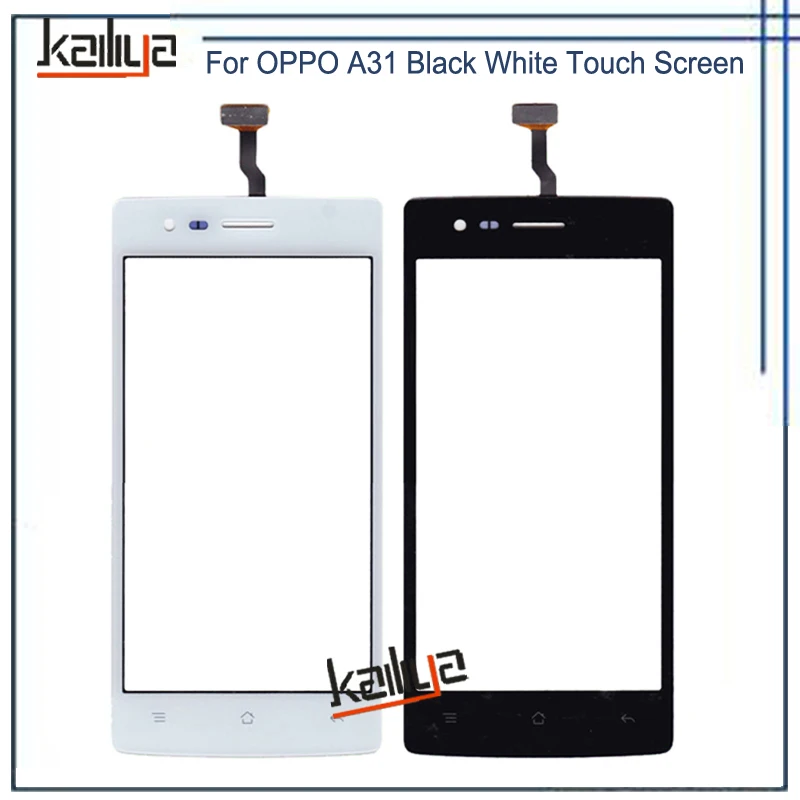 Сенсорный экран планшета для OPPO A31/A31C сборки Запчасти для авто для мобильного телефона черный, белый цвет спереди Стекло объектив Сенсорный экран