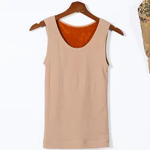 Осень-зима фланель утолщенный двойной теплый жилет женский круглый воротник высокого качества Женский сексуальный топ женский