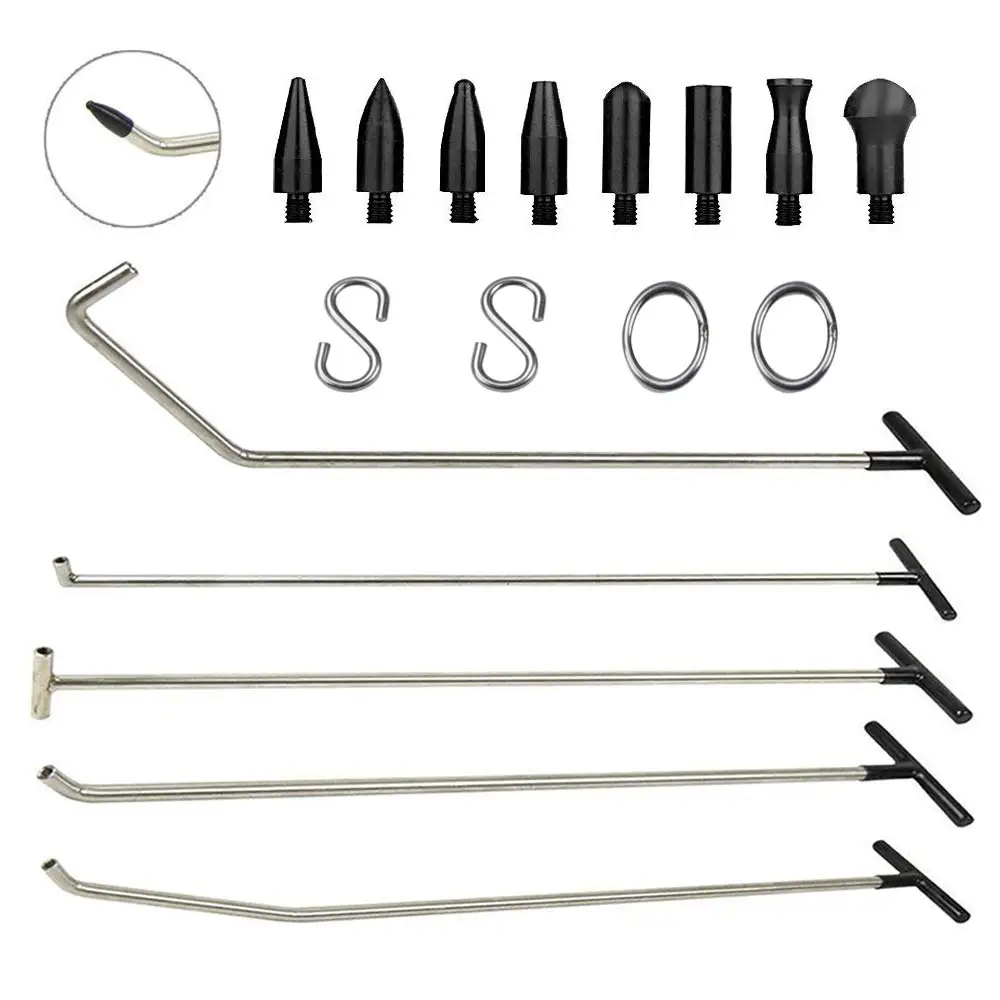 Stainless Rods Tools Kit Paintless Dent Repair
