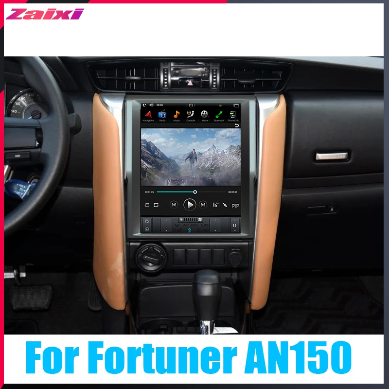 Sale ZaiXi Android Car Multimedia GPS For Toyota Fortuner AN150 2016~2017 Radio vertical screen tesla screen Radio Video USB DAB+ 3