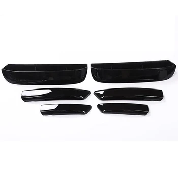

2Pcs Car-Stying Abs Piano Black Front Fog Lamp Trim Decoration For Land Rover Discovery 5 Lr5 2017 L462 Auto Accessories