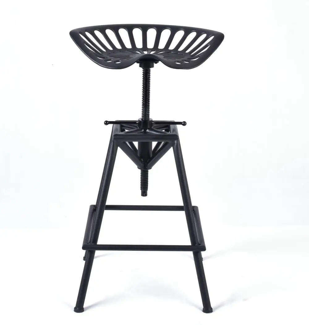 Промышленные Стиль металла Кухня обеденный стулья Табурет Винтаж Медь Регулируемый Колтон Tracot сиденье стула
