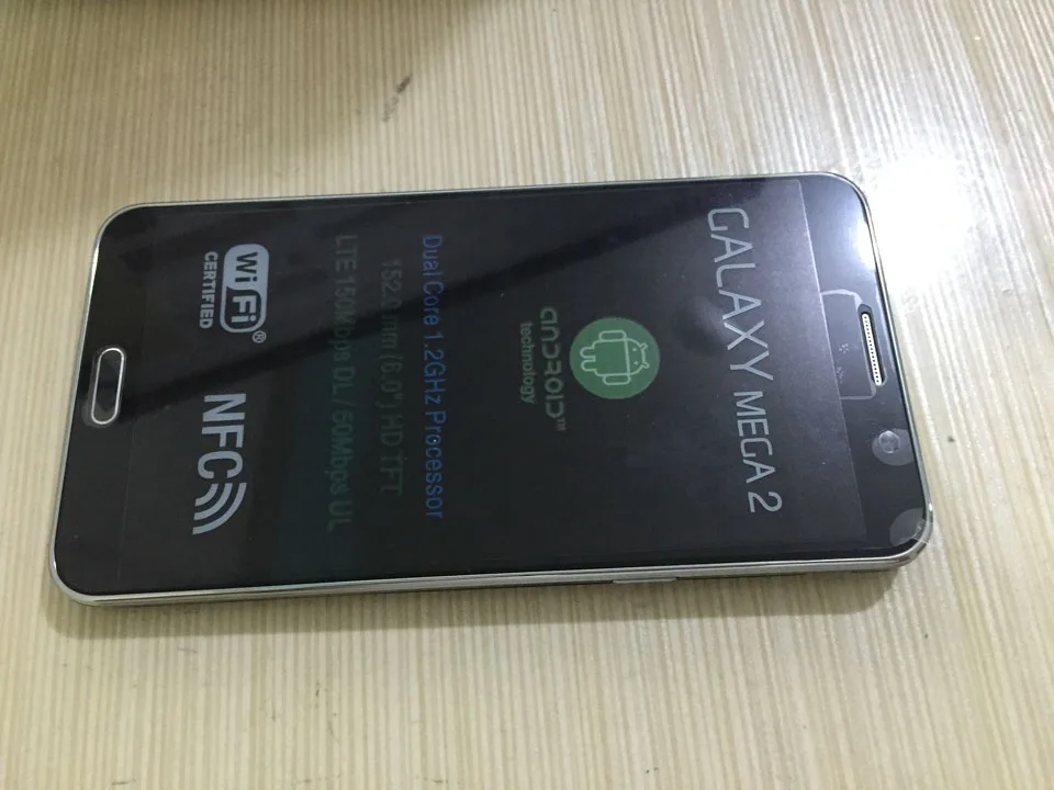 Мобильный телефон samsung Galaxy Mega 2 G7508Q, 8 Гб ПЗУ, 8 Мп четырехъядерный процессор, две sim-карты, samsung mega 2, мобильный телефон