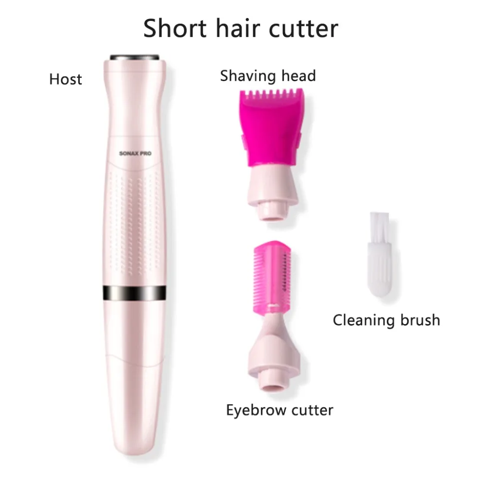 Multifunction 3In1 Waterproof Hair Removal Tool Electric Nose Trimmer Set Hair Trimmer Eyebrow Brush Shaving Machine Electric Ey