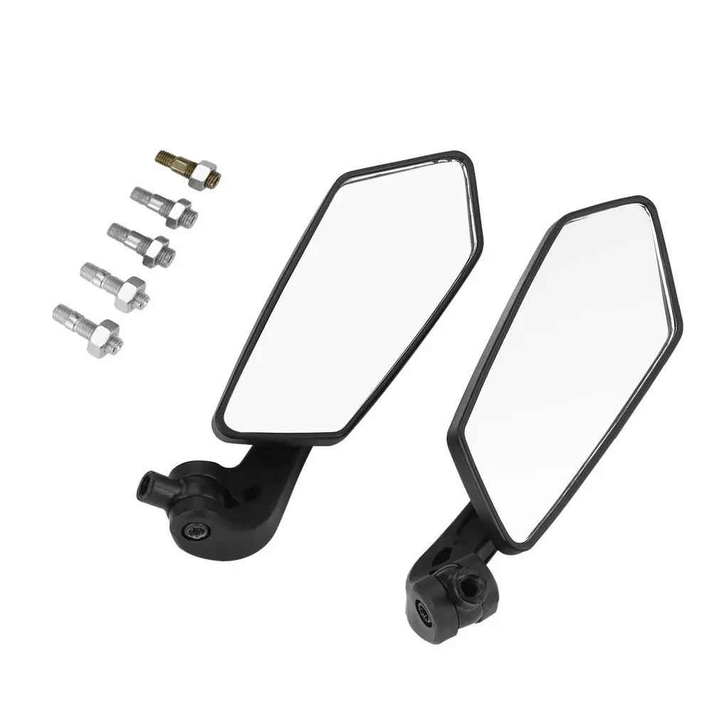 Motorcycle Scooter Rearview And Side View Mirror Universal Motorbike
