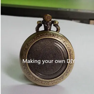 Новый Средний Текстуры Старинные Карманные Часы Модные Аксессуары DIY Подвеска