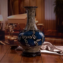 Китайский современный керамический фарфоровая ваза для украшения дома или в гостинице