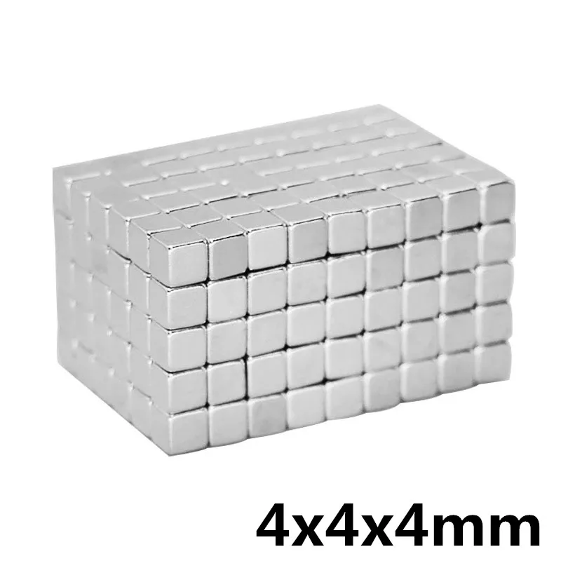 

30pcs 4x4x4 Strong Rare Earth Cubic Block square Rare Earth Neodymium Magnets 4x4x4mm Permanent 4*4*4