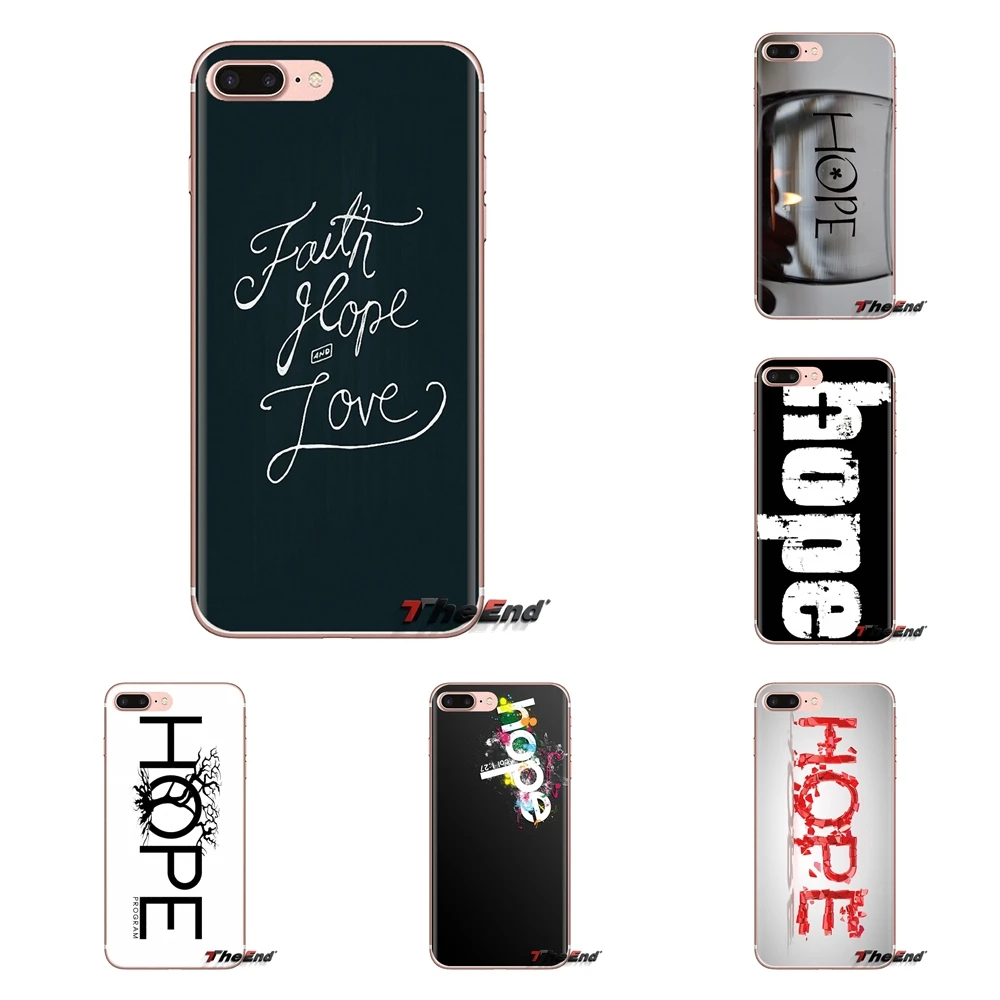 Прозрачный мягкий чехол для iPod Touch Apple iPhone 4 4S 5 5S SE 5C 6 6S 7 8 X XR XS Plus MAX Faith Hope Love Life |