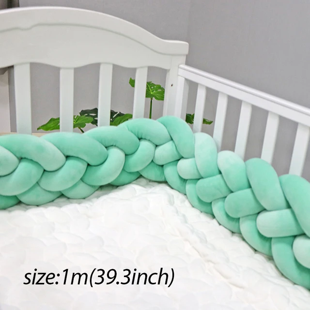 Baby Shining 4 Mixed Ropes Baby Bed Crib Bumper 1Pc 1m/2m/3m Newborn