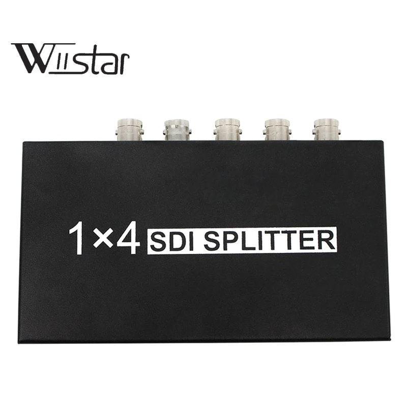 SDI сплиттер 1x4 видео конвертер 3G/HD/SDI ретранслятор поддержка 1080P расширитель
