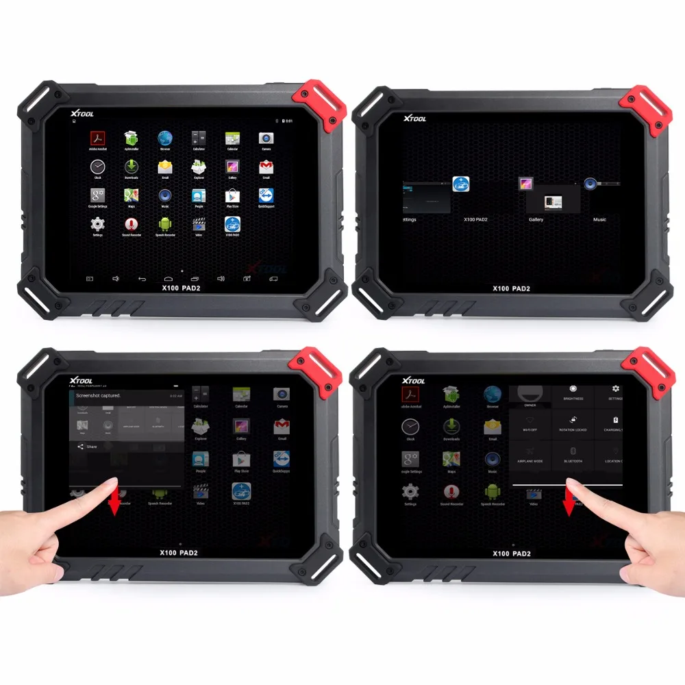 Сканер XTOOL X 100 X100 PAD 2 PAD2 программатор ключей с Wi Fi сканер OBDii обновленная версия