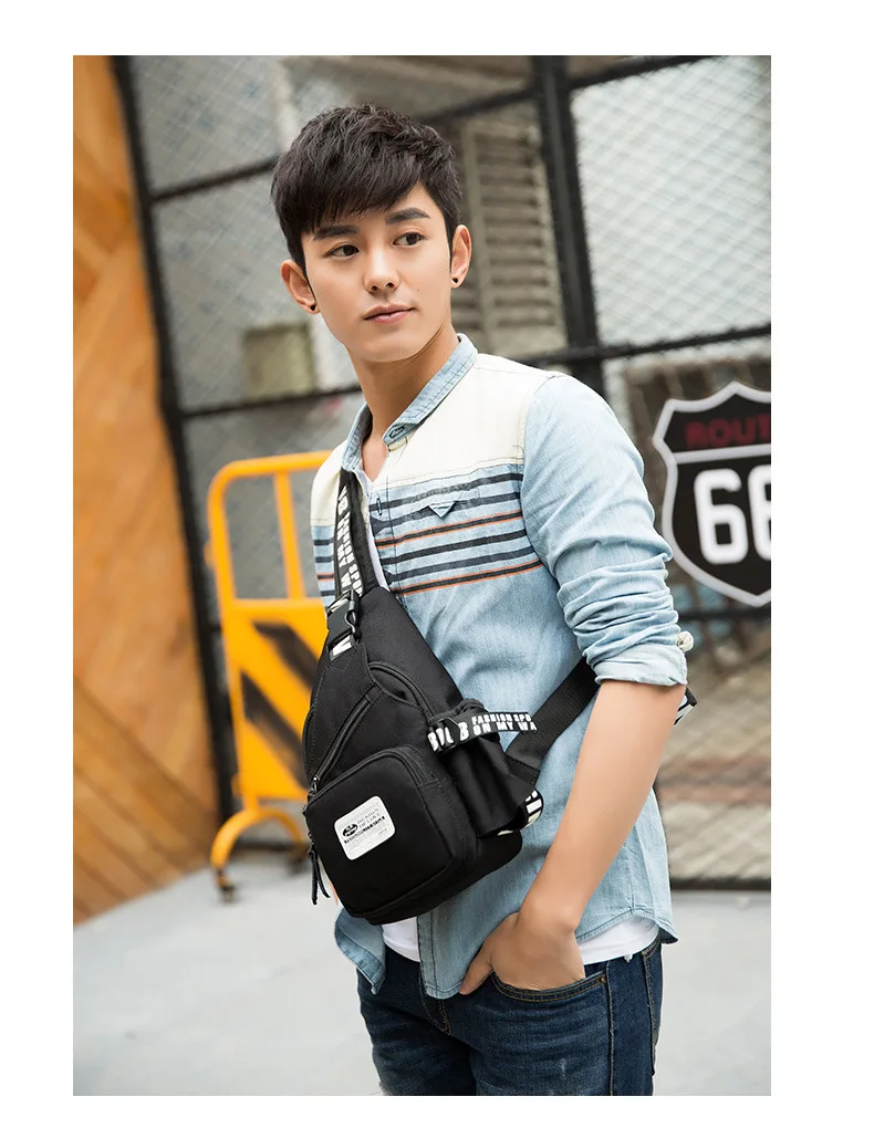 Male Sling Bag Oxford Men Messenger Bag Brand Chest Pack Multifunctional man fashion Chest Bags men's Small shoulder Travel Bag