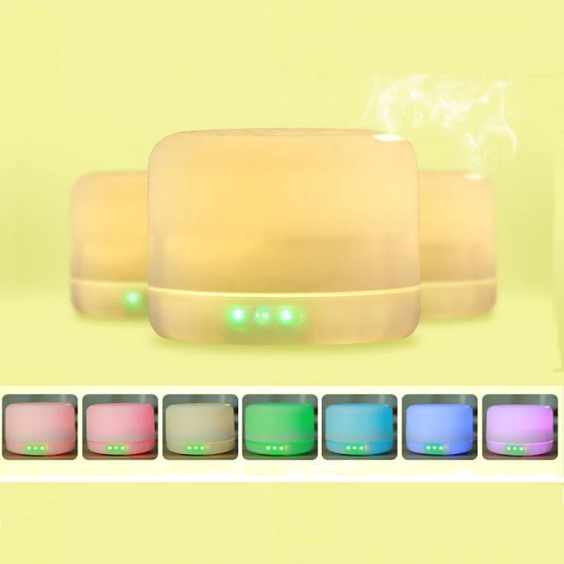 

GXZ 500ml Aroma Diffuser Bluetooth Speaker Ultrasonic Night Lights Air Humidifier Timing Mist Maker Mini Desktop Air Purifier
