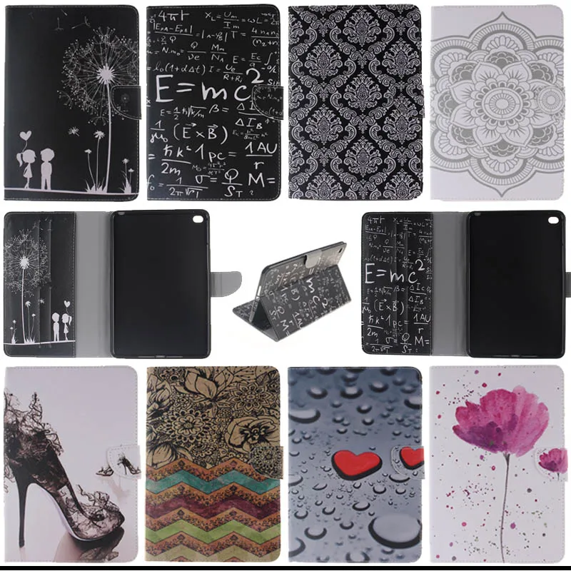 

For Apple iPad Mini 4 Cover Case Smart Wallet Stand Case Girl Kids Gift Protect Cover for iPad Mini4 With Card Slots Y4D33D
