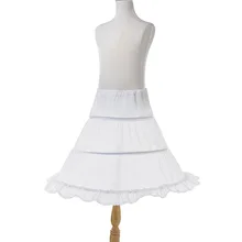 Короткая Свадебная Нижняя юбка кринолин, винтажная Свадебная Юбка для маленьких девочек-подростков, пышный подъюбник, оборки, рыбий кринолин