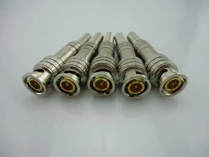 

Gakaki 10pcs/lot cctv accessories BNC Male Connector adapter twist-on Coaxial RG59 Cable to BNC Male Connector