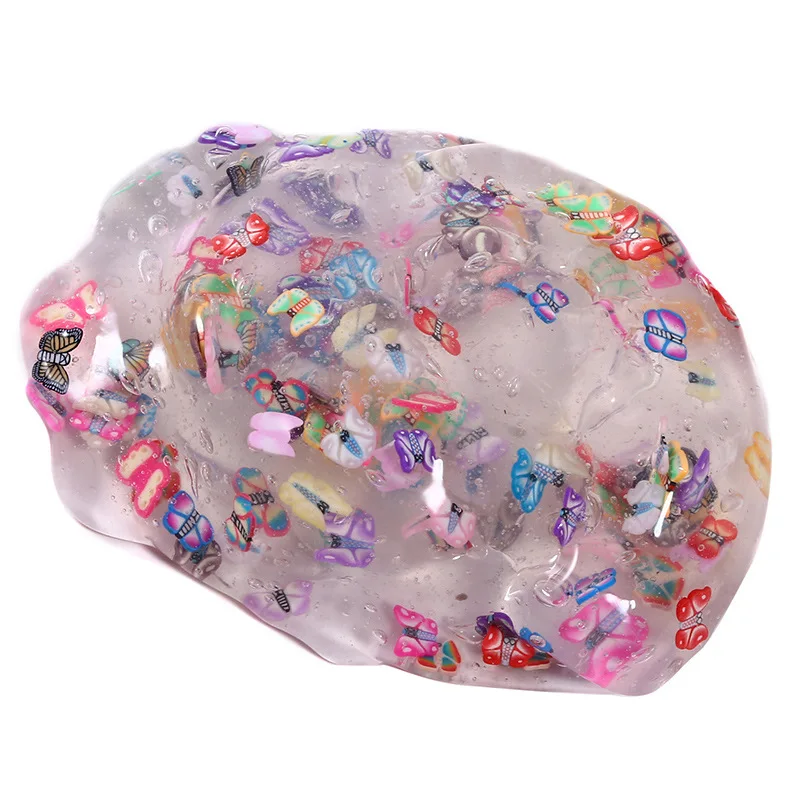 Милый прозрачный слизью Тыква кристаллический желе игрушка Ароматические игрушки для снятия стресса Забавный шлам пластилиновые игрушки малыш дети ребенок творчество
