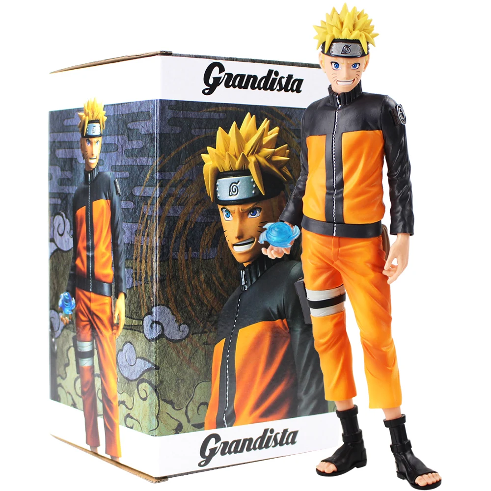 28 см Наруто Shippuden Uzumaki фигурка игрушки грандиста Shinobi Relations ПВХ Модель