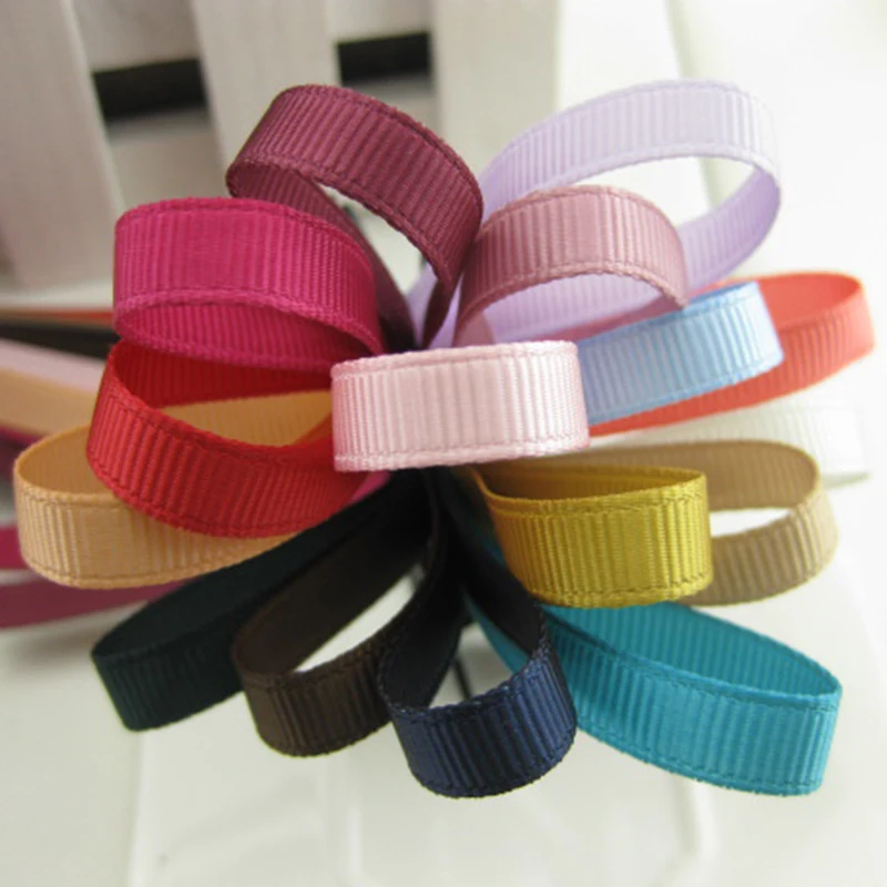 

5meter/lot 6mm Ribbed Ribbon Adult Children's Hair Bow DIY Handmade velvet ribbon Accessories cintas Ribbon T-065