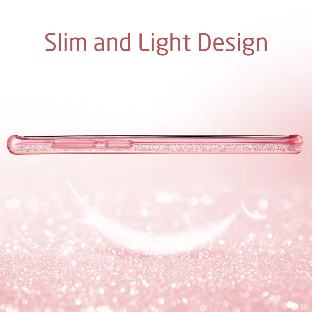 Чехол для samsung Galaxy S9 крышка ESR макияж серии задняя крышка сверкающих защитный с сияющими блестками 3 Слои чехол для samsung S9 плюс