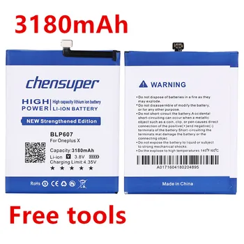 

chensuper new 3180mAh BLP607 For Oneplus X One Plus X Mobile Phone Battery+Tracking Number