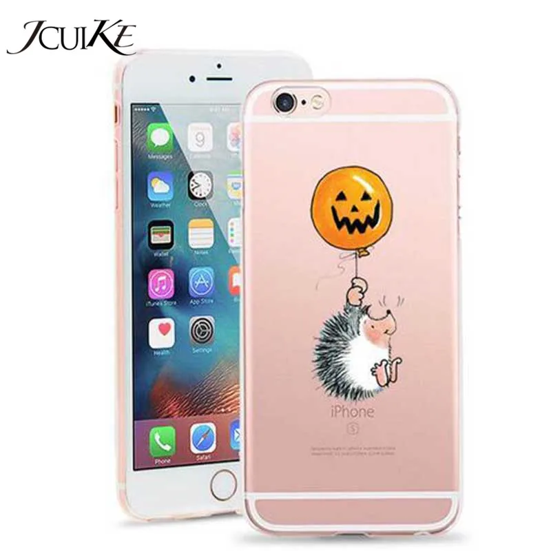 Halloween Hedgehog For iPhone X Case TPU Soft Case Cover