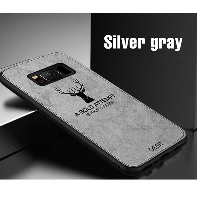 Ткань для уборки чехол для телефона для samsung Galaxy A50 A30 A70 M20 S10E S10 S8 S9 плюс A6 A8 плюс J4 J6 A9 A7 Note 9 8 чехол Coque - Цвет: Gray