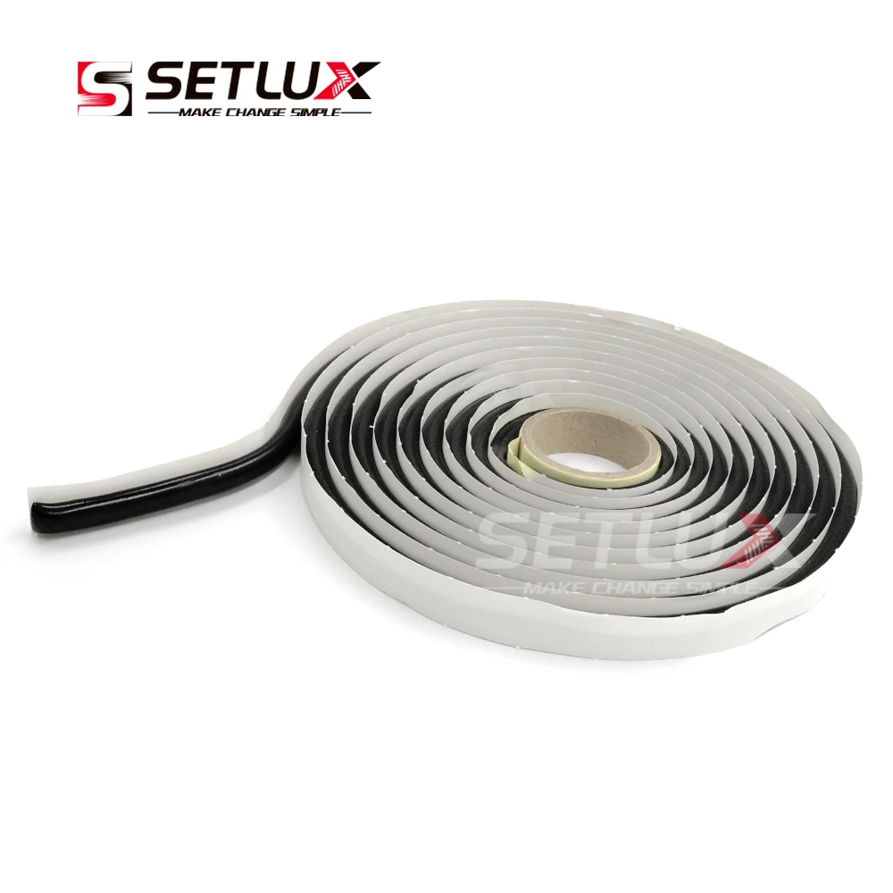 

Black Snake Butyl Synthetic Rubber Glue Auto Headlight Headlamp Retrofit Speaker Windscreen Adhersive Sealant 9.5mm *4.57M