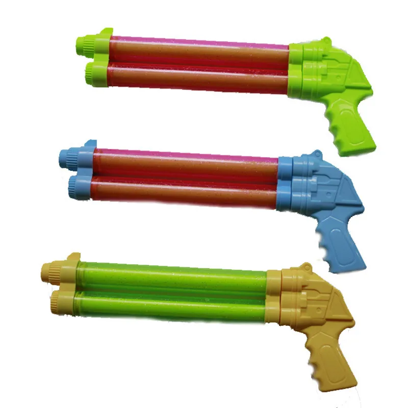 1 шт. детский водяной пистолет с двойной трубкой, легкий водный стрелок, детские летние пляжные спортивные игрушки, пластиковые летние пистолеты, игрушки для детей