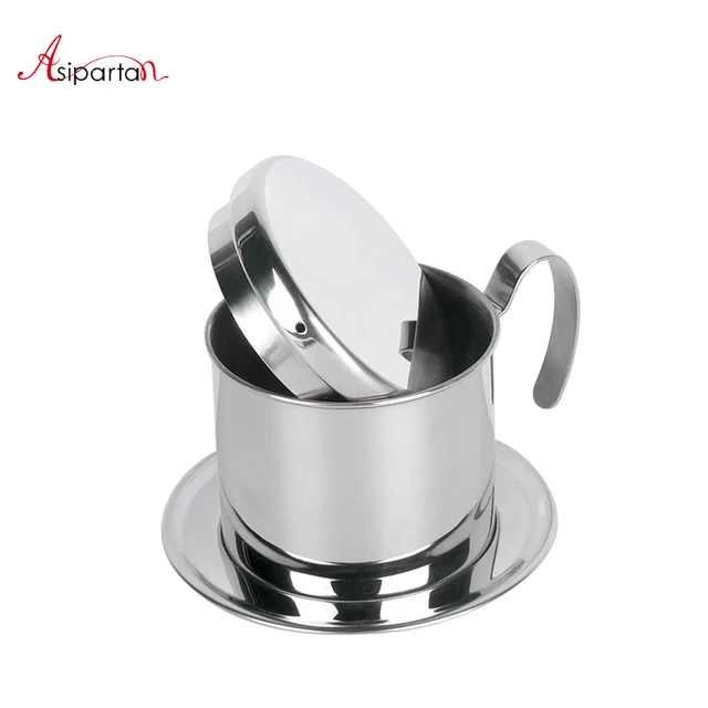 Special Offers Asipartan Vietnam Style Stainless Steel Coffee Dripper Filter Espresso Strainer Cup Reusable Metal Filters For Cafe Barista Tool