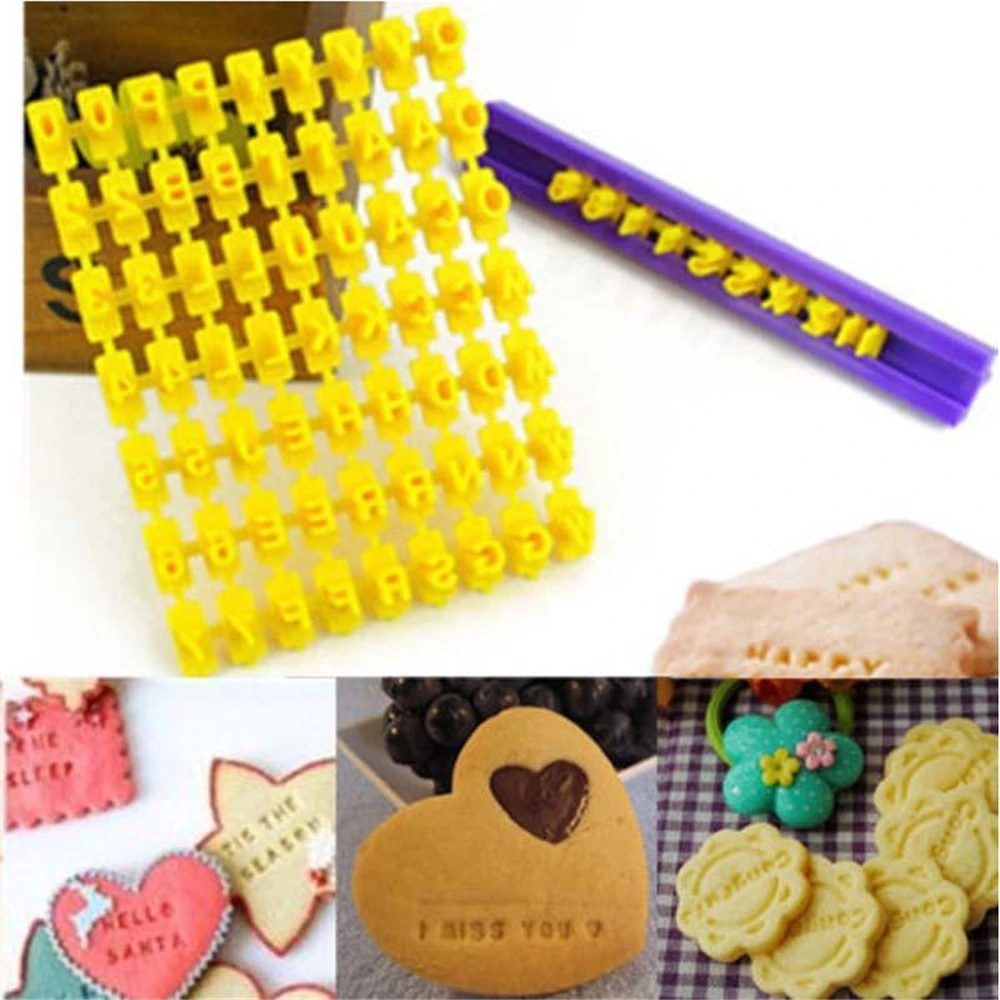 

High Quality Soap Mold DIY Alphabet Number Letter Cookie Biscuit Stamp Embosser Cutter Cake Tool
