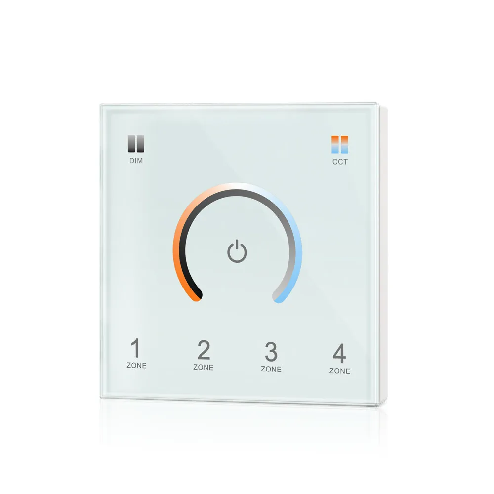 T11T12T13T14 4 Zone DMX512 master touch panel;85-265VAC input;DMX512/RF2.4G signal output