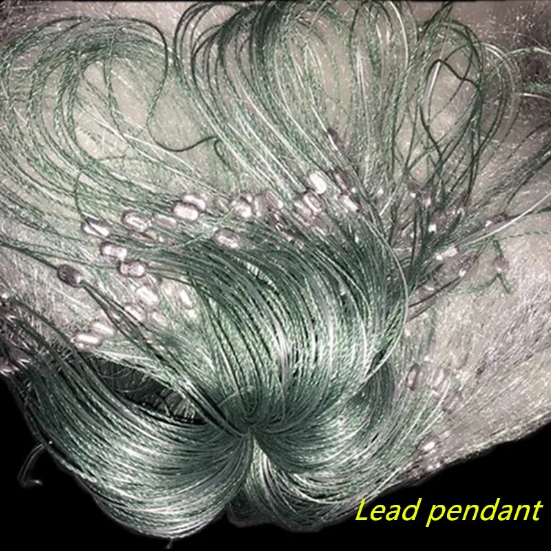 H2*L108 M 3 layer 1 and 6 cm mesh sink net gill net fish trap sticky fishing net china outdoor pesca fishing network