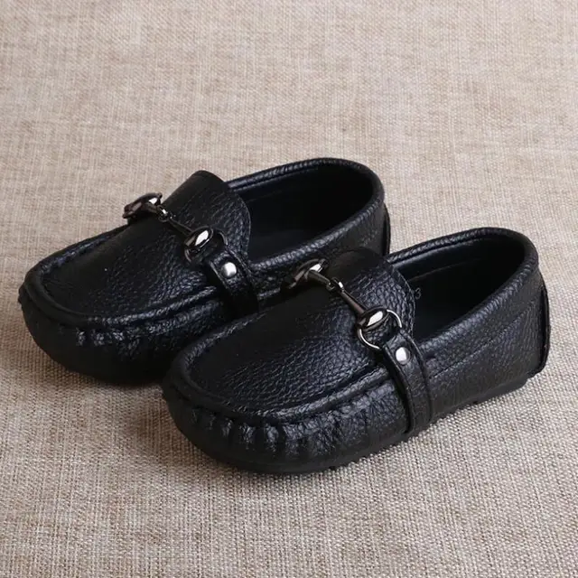 SKHEK Autumn Boys Microfiber Leather Casual Loafers Baby/Toddler/Little