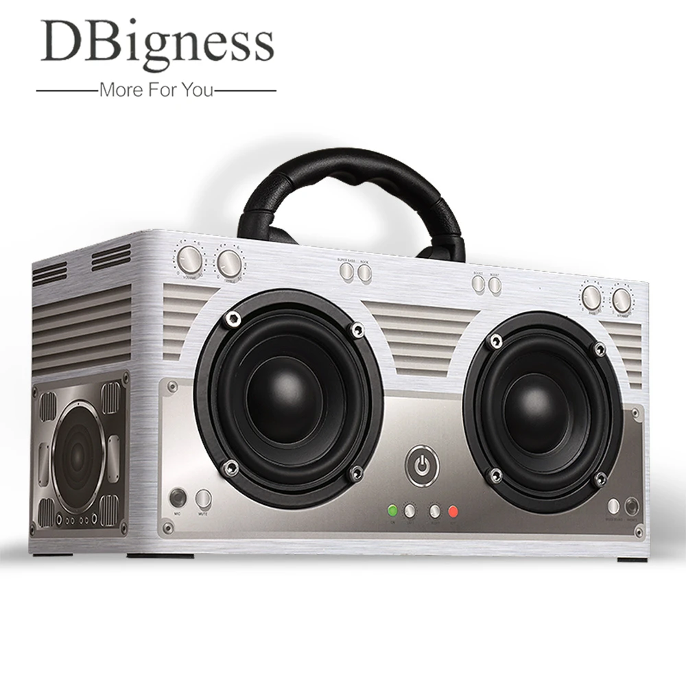 Abuzhen портативный динамик Bluetooth 20 Вт звуковая панель колонка стерео Super Bass Boombox