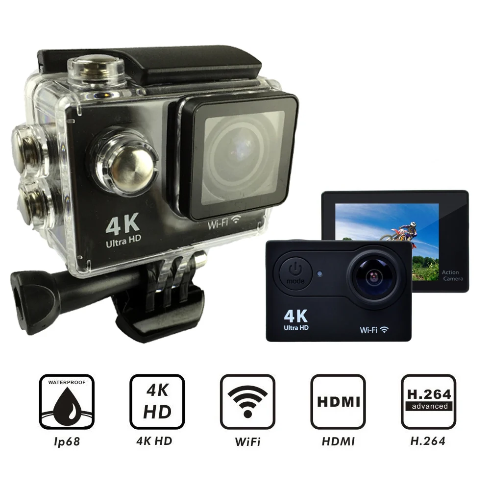 4K Action Camera Wifi Ultra HD eken H9 Sport Cam Diving 30M Waterproof