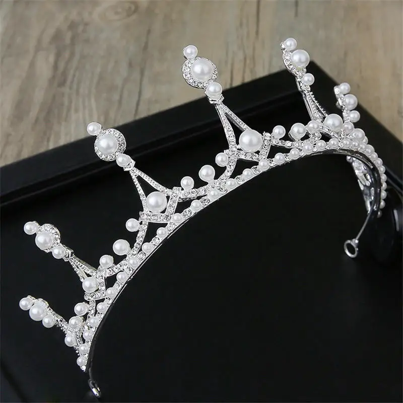 

Gorgeous Princess Tiara Crown Bride Tiaras and Crowns Heaband Hair Jewelry Accessories For Queen Wedding Bridal Headpiece