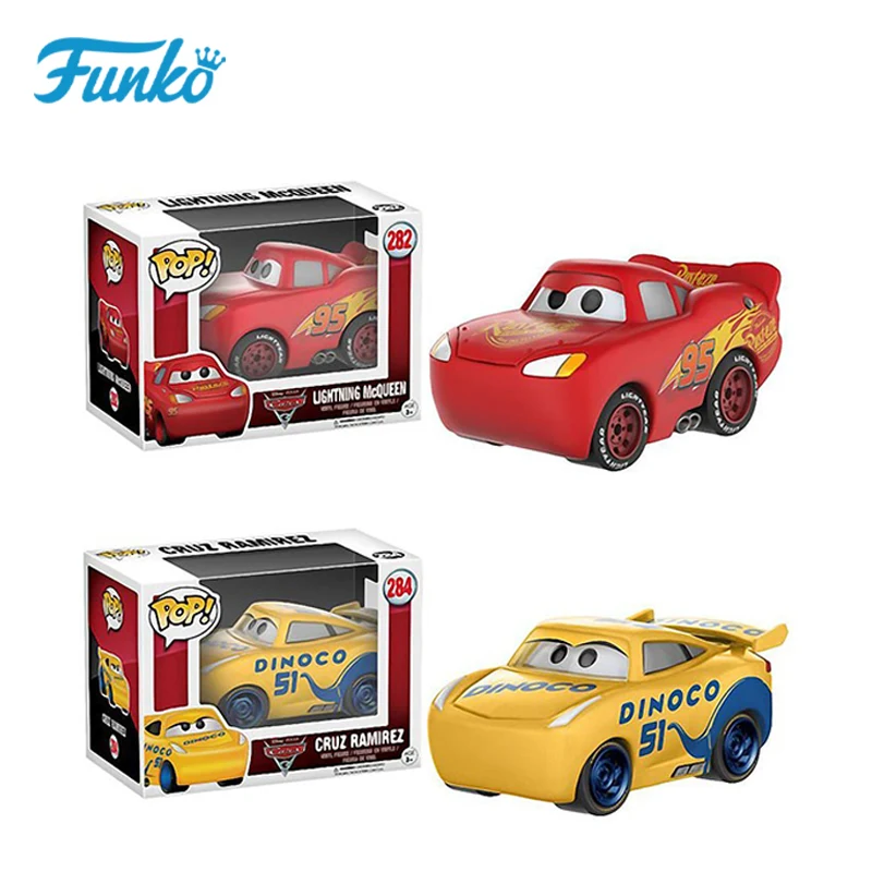 Экшн фигурки Funko POP Pixar : Cars 3 Cruz #284 Коллекционная модель игрушка для детей|Игровые и