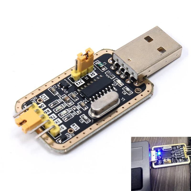 5Pcs CH340G RS232 Update USB To TTL Converter Module UART Serial Port UFS HWK STC Dowanloader