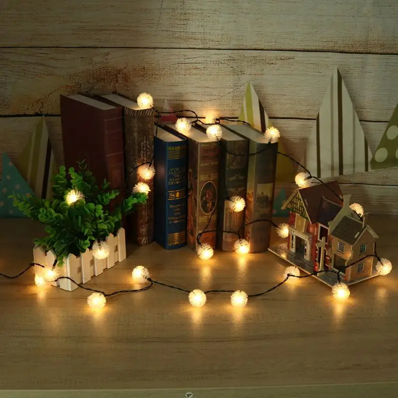 

50/30pcs Solar Powered Ball Pine Cone Shape Led string lights 5M/7M Christmas Holiday Wedding Party decoration fairy light lamp