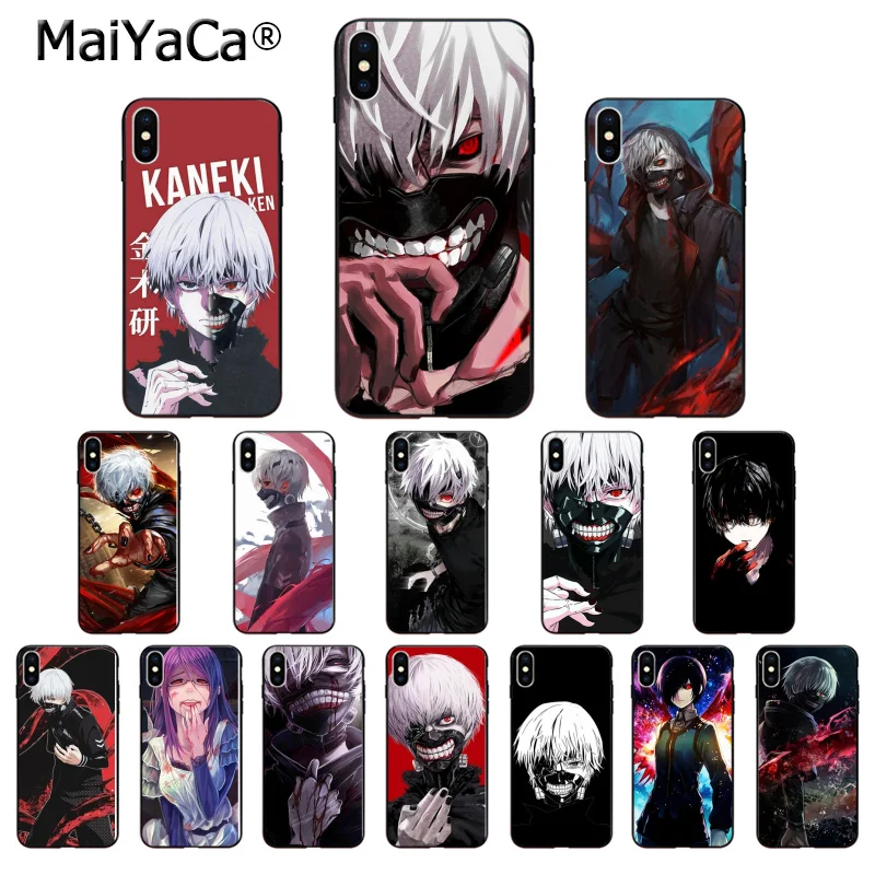 Чехол MaiYaCa Tokyo Ghoul kaneki ken для телефона высокого качества Apple iPhone 8 7 6 6S Plus X XS MAX 5 5S SE