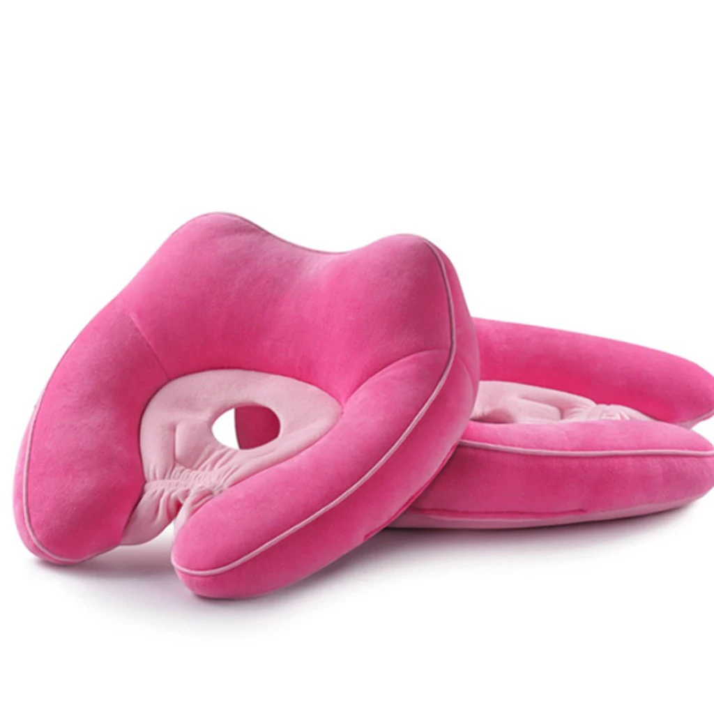 Memory Sponge Foam Cushion Car Office Seat Chair Travel Cushion Donut Pillow for Home Car Office Dorm
