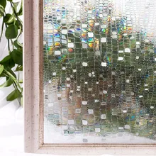 Хлопковая оконная пленка без клея 3D статическая декоративные приватность стеклянная наклейка размер 90x200 см