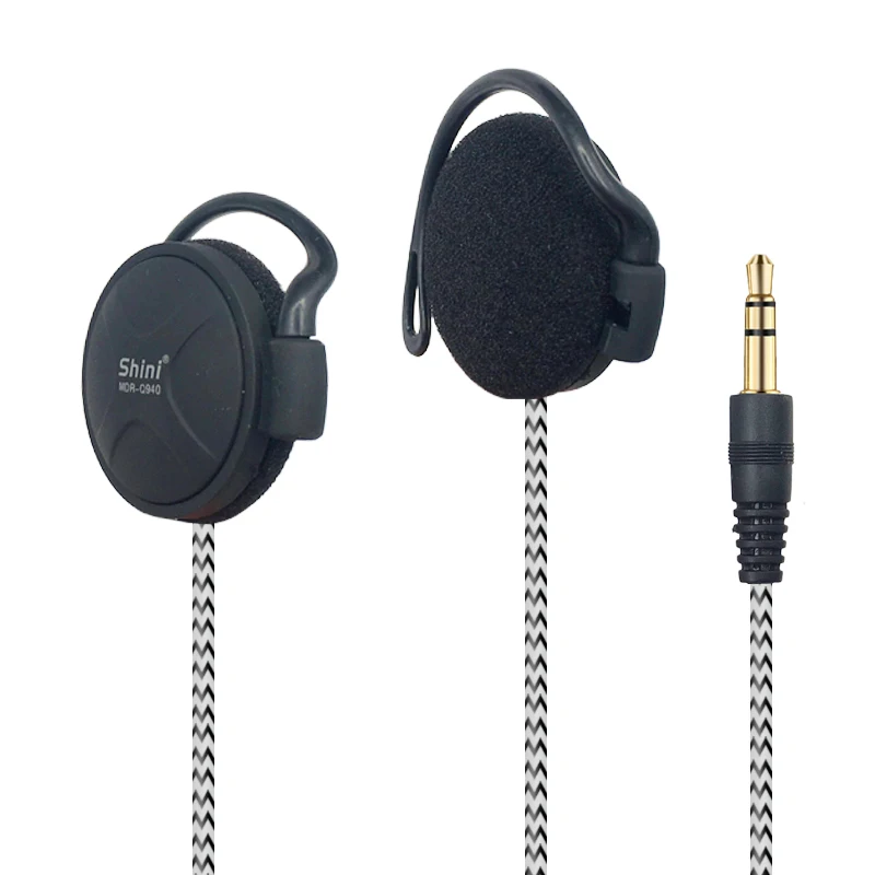 Shini Q940 سماعات 3.5 مللي متر سماعة مشبك الأذن سماعة ل Mp3 لاعب الكمبيوتر المحمول الهاتف سماعة الجملة