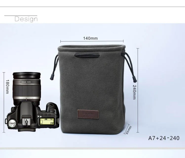 Сумка Roadfisher на шнурке для камеры, Карман Для беззеркальных камер Canon Nikon sony Fuji Leica Lens A7M2 A7R2 XT10 A7 24-240